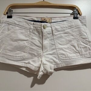 Hollister Women's White Shorts